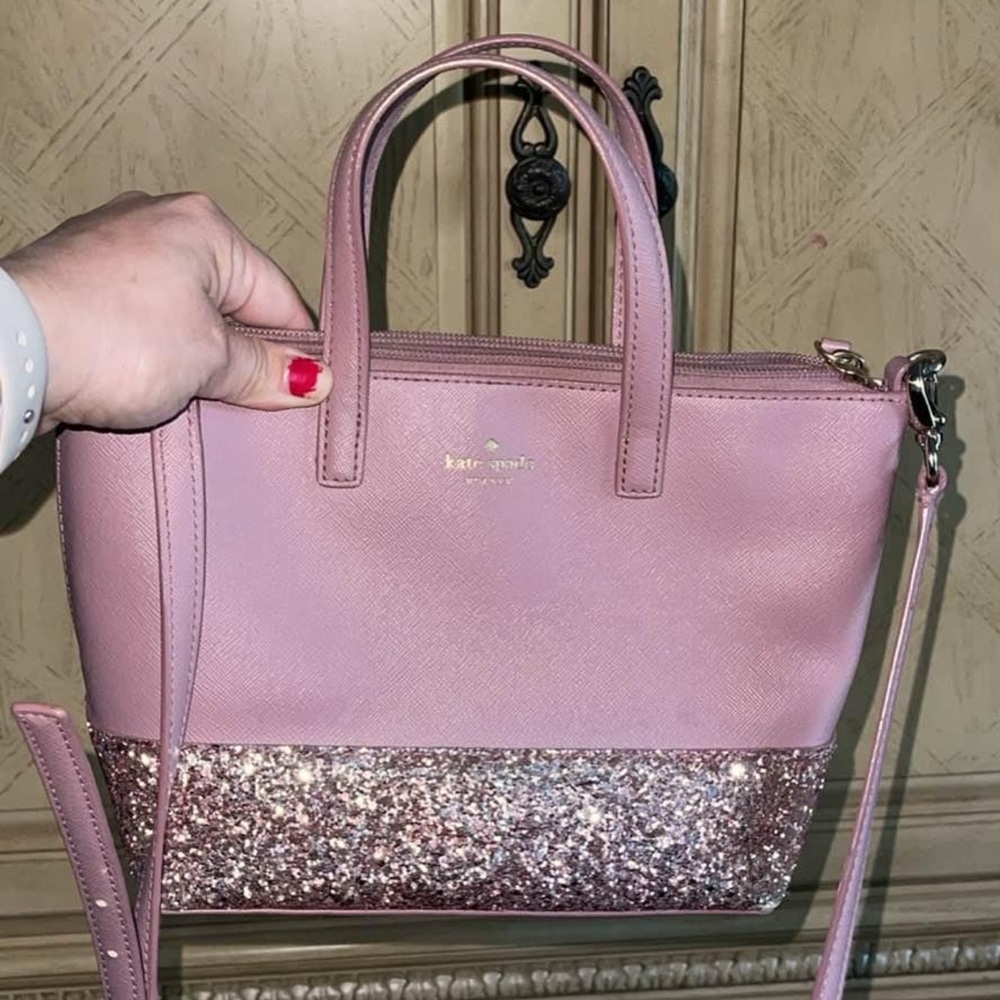 Kate Spade Pink Pebbled Leather Tote